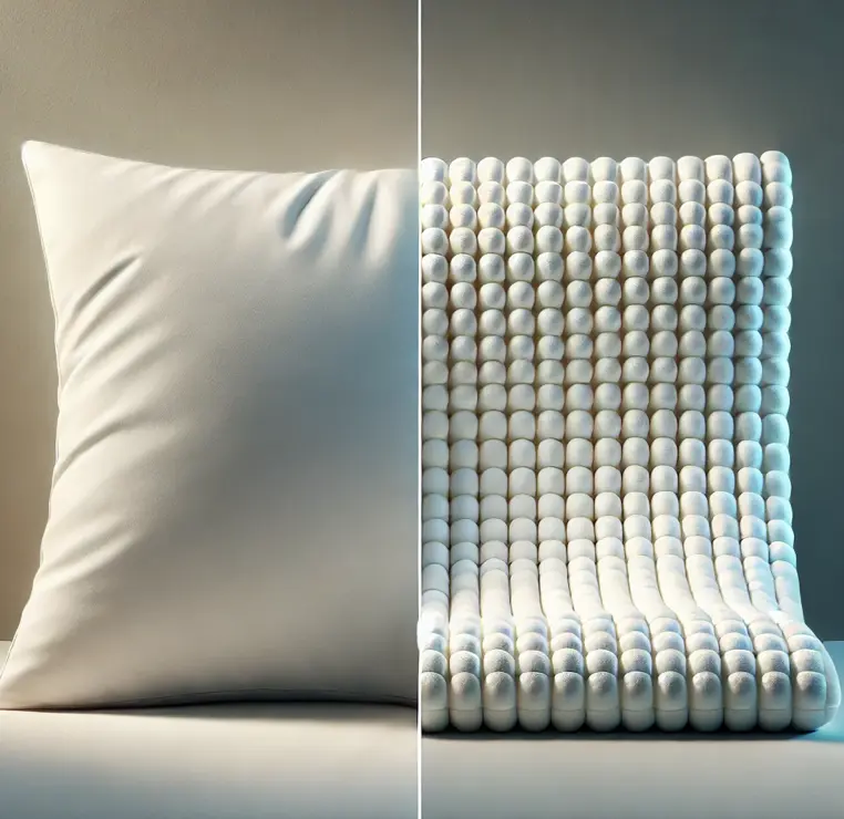 oreiller claassique vs oreiller tempur
