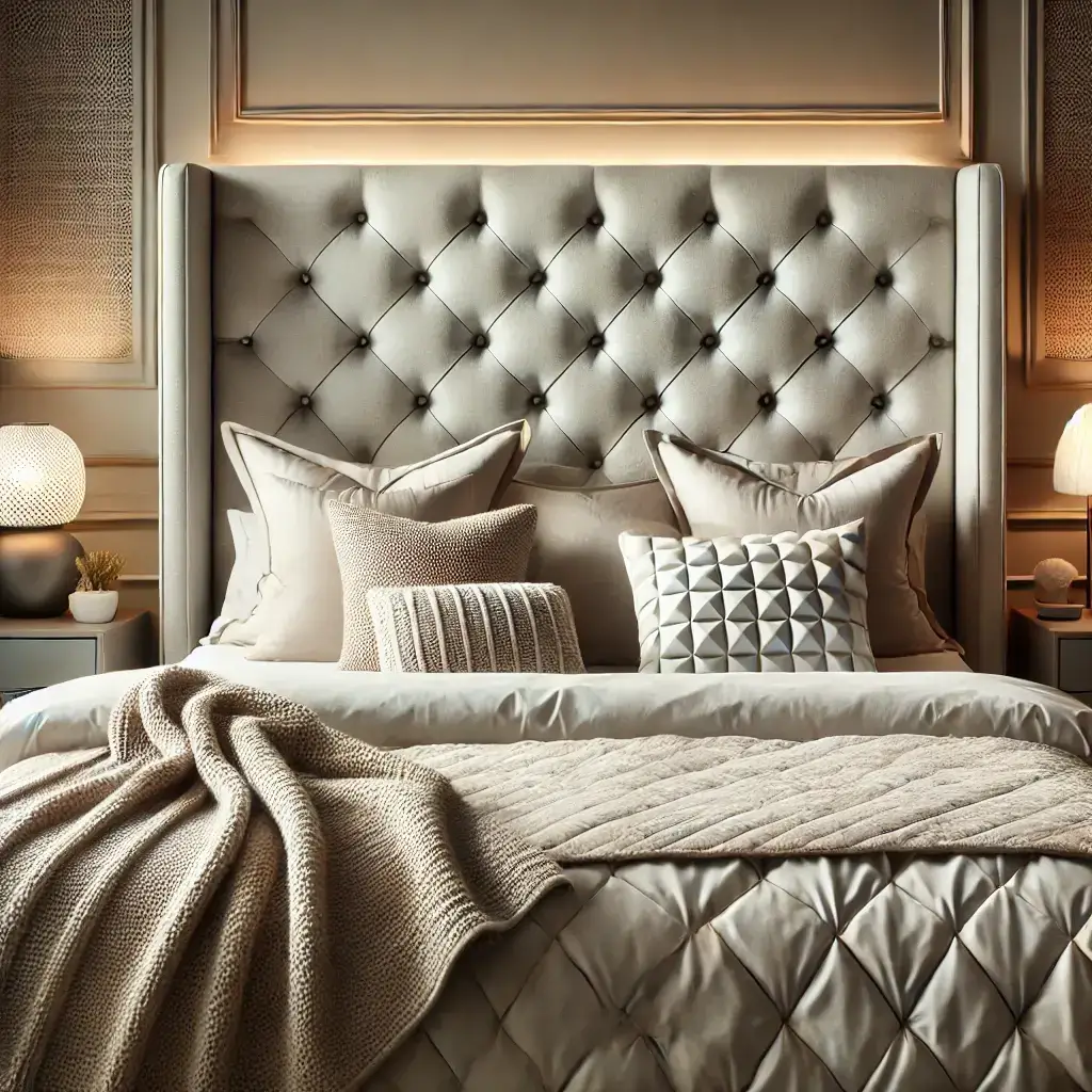 chambre luxueuse avec oreillers ergonomiques et literie haut de gamme