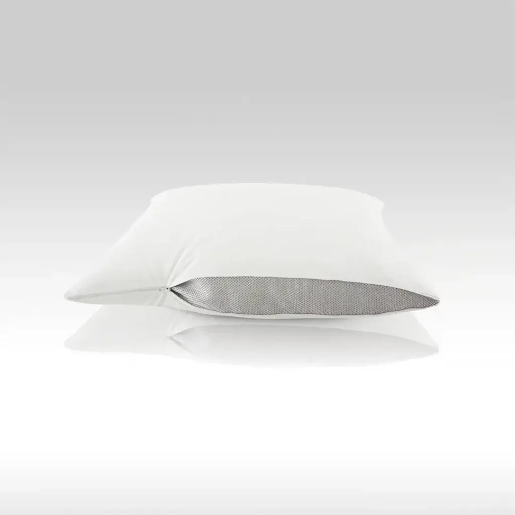 Oreiller ergonomique Dodo Réglable 2-en-1, conçu pour offrir un confort modulable avec un choix entre fermeté moelleuse et ferme, adapté à toutes les positions de sommeil.