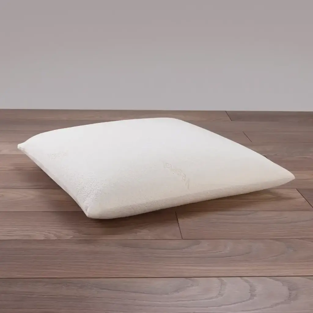 oOreiller Dodo Végétal 60x60 cm en mousse mémoire de forme végétale, favorisant un sommeil réparateur et respectueux de l’environnement.