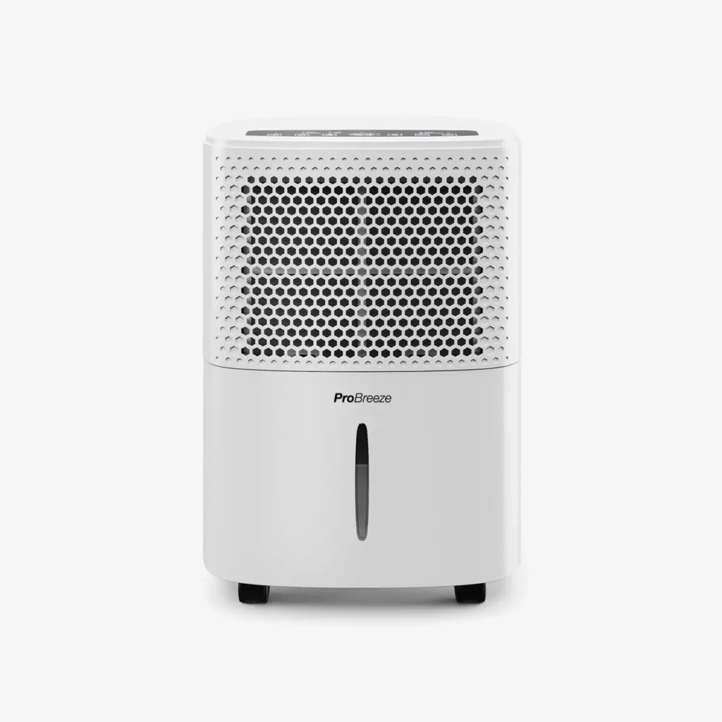 Déshumidificateur pour chambre Pro Breeze 12L/jour, compact et silencieux, idéal pour moyenne surface.