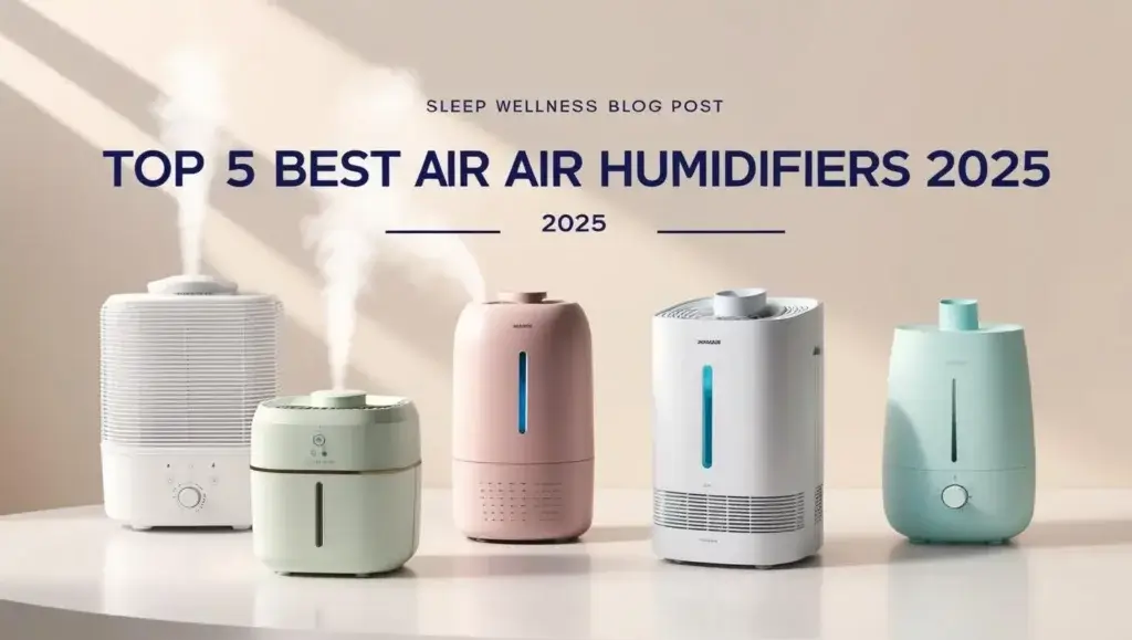 Sélection de 5 humidificateurs d’air modernes et silencieux pour chambre, idéale pour mieux dormir et améliorer la qualité de l’air – bienetreetconfort.com