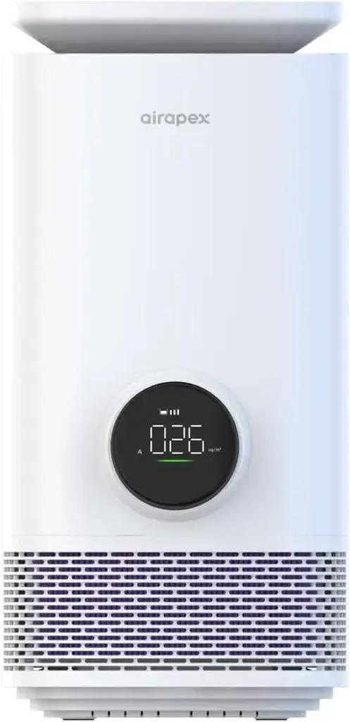 AIRAPEX T7pro : appareil 2-en-1 humidificateur et purificateur d’air avec filtre HEPA autonettoyant, idéal pour chambre moderne