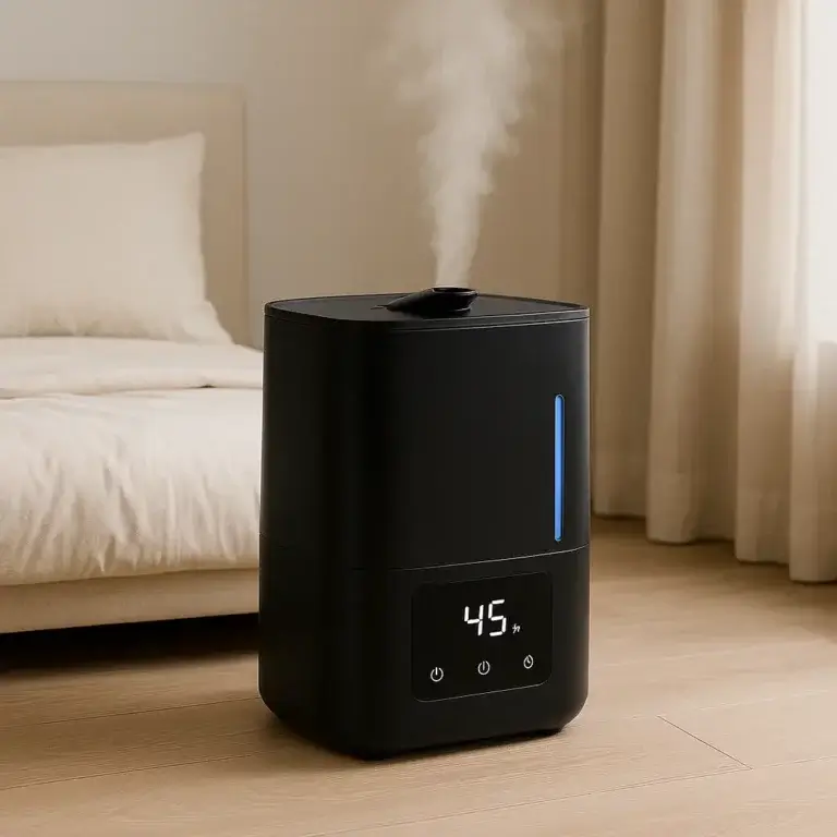 Humidificateur CONOPU 6L test 2025 : modèle noir 48% humidité, ultra-silencieux chambre, brume froide 6L autonomie 60h