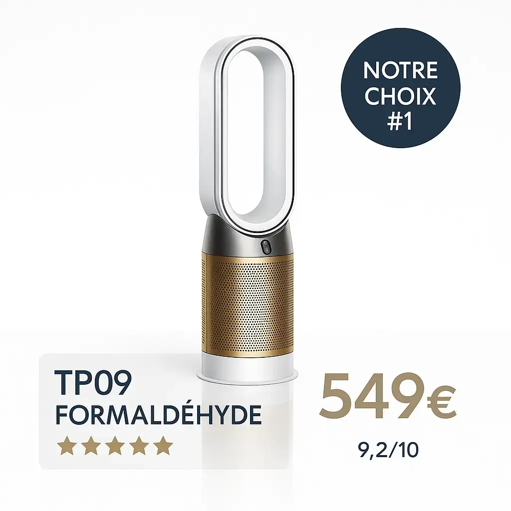Dyson TP09 Purifier Cool Formaldéhyde - Notre choix numéro 1 purificateur 2025