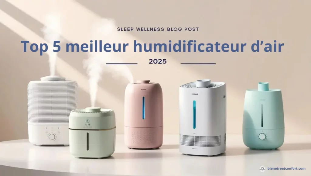 Top 5 des meilleurs humidificateurs d’air 2025 – modèles à vapeur froide pour chambre à coucher