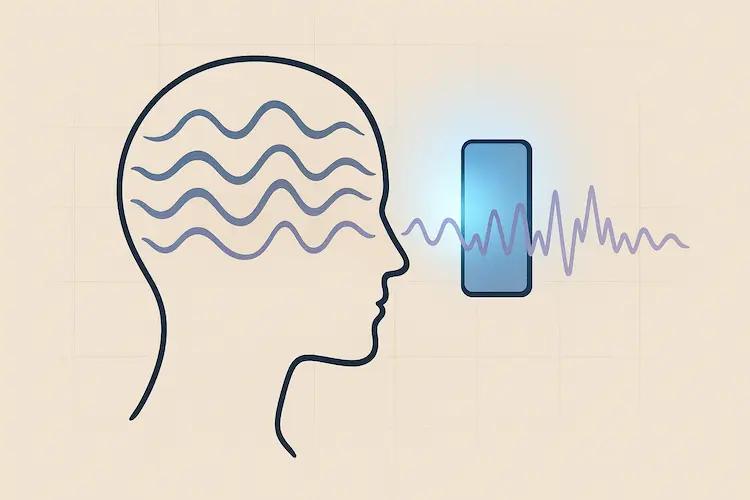 Comparaison des ondes cérébrales normales versus perturbées par l'exposition à la lumière bleue des écrans avant le coucher