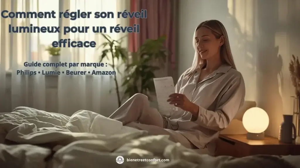 Mode d'emploi réveil lumineux : guide de réglage par marque