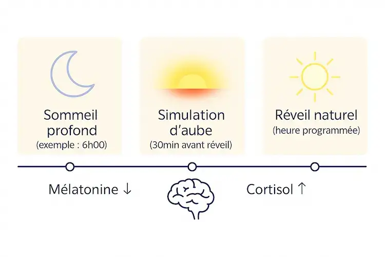 Description complète des 3 phases + processus hormonal