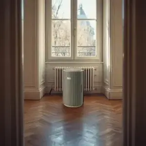 Philips AC3210/12 : analyse complète et comparatif 2026 Purificateur d’air Philips AC3210 PureProtect 3200 dans une pièce lumineuse