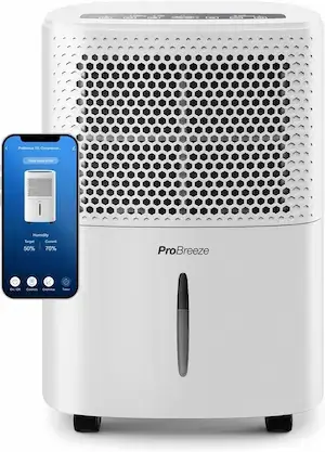 Déshumidificateur Pro Breeze 12L vue frontale
