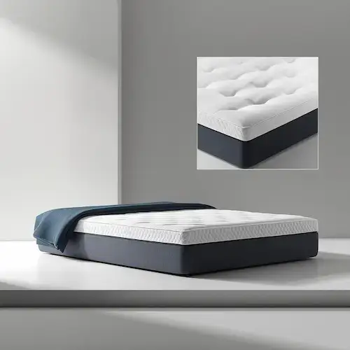 Surmatelas thermorégulateur Nyte Air : vue détaillée du produit et de ses finitions.