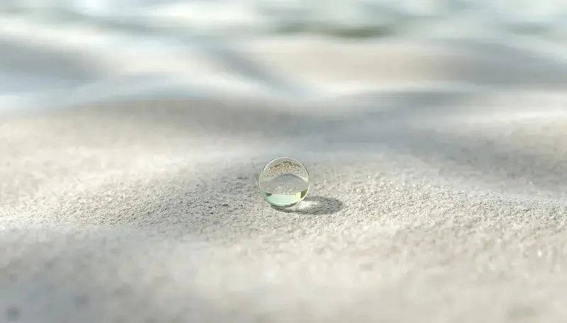 Goutte d'eau posée sur un tissu en lin, symbole de l'humidité à contrôler dans une chambre